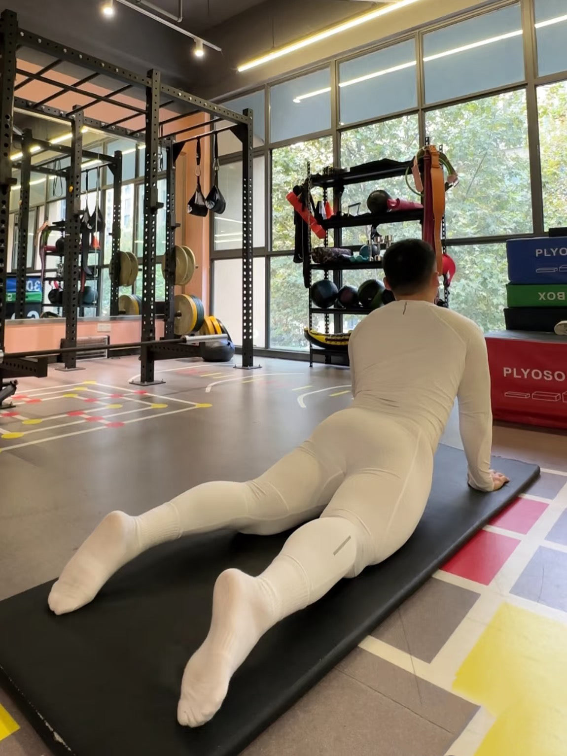 a sexy man in sexy gay  leggings and tights from Pridevoyageshop