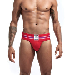 a man in red Gay Jockstraps: Mens Sexy Athletic Supporter Jockstraps- pridevoyageshop.com - gay men’s underwear and swimwear
