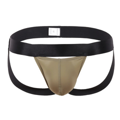 Army green Men’s Silky Shine Jockstrap - pridevoyageshop.com - gay men’s thongs, boxers, briefs and jockstraps