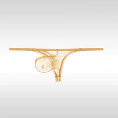 Beige Men’s Raw & Ravishing Sheer Thong - pridevoyageshop.com - gay men’s thongs, boxers, briefs and jockstraps