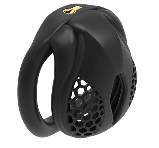 Black Begging Hive Chastity Cage from Pridevoyageshop