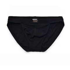 Black Men’s Big Bulge Pouch Minimal Brief - pridevoyageshop.com - gay men’s thongs, boxers, briefs and jockstraps