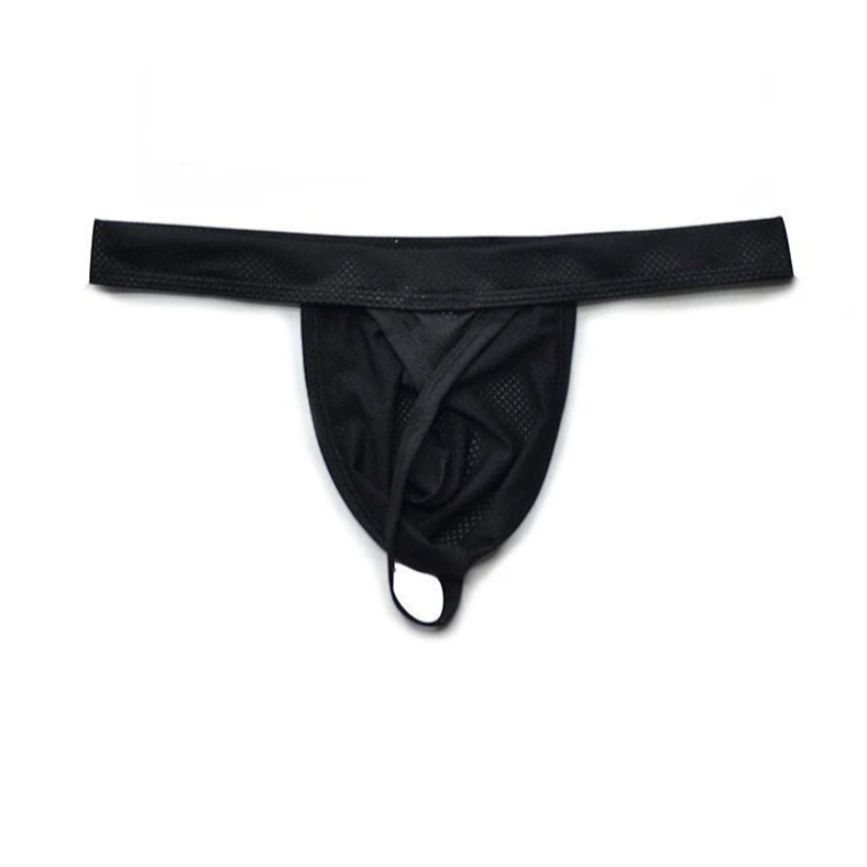Black Men’s DM Sexy Bulge Boy Mesh Thong - pridevoyageshop.com - gay men’s thongs, boxers, briefs and jockstraps