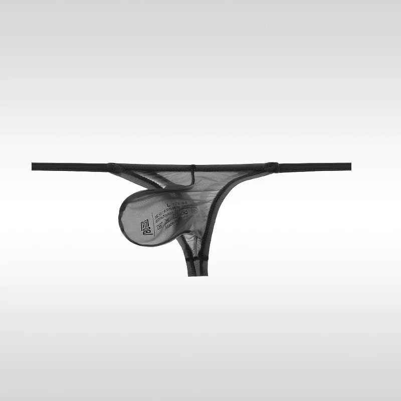 Black Men’s Raw & Ravishing Sheer Thong - pridevoyageshop.com - gay men’s thongs, boxers, briefs and jockstraps