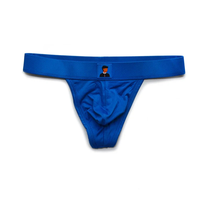 Blue DM Men’s Uniform Patch Thong - pridevoyageshop.com - gay men’s thongs, boxers, briefs and jockstraps