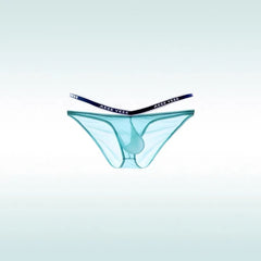 Blue Men’s “Cocky Sheer” Pouch Brief - pridevoyageshop.com - gay men’s thongs, boxers, briefs and jockstraps