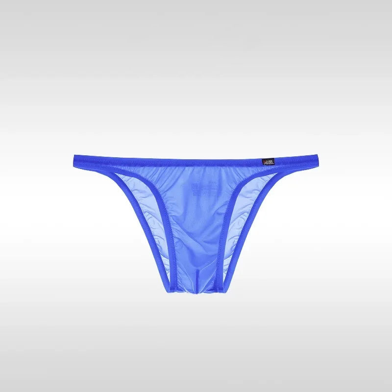 Blue Men’s “Sheer Tease” Micro Bikini Brief - pridevoyageshop.com - gay men’s thongs, boxers, briefs and jockstraps
