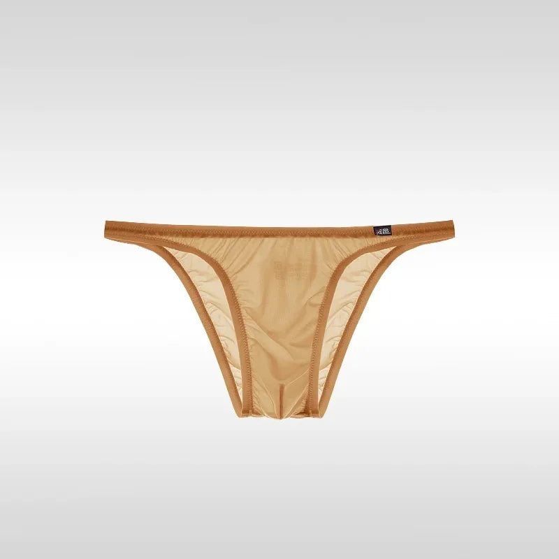 Brown Men’s “Sheer Tease” Micro Bikini Brief - pridevoyageshop.com - gay men’s thongs, boxers, briefs and jockstraps