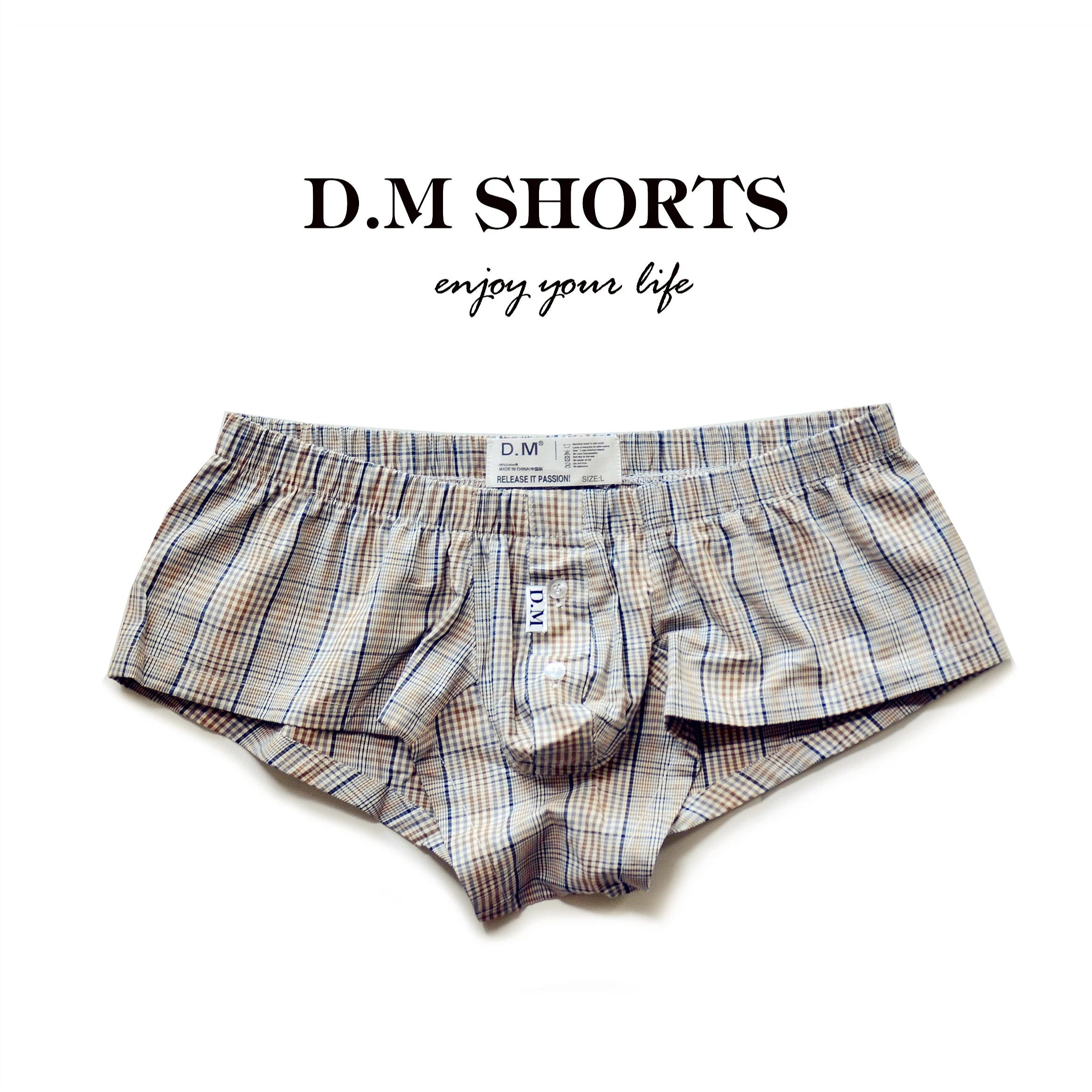 DM BoiBoudoir Plaid Boxers - pridevoyageshop.com - gay men’s thongs, boxers, briefs and jockstraps