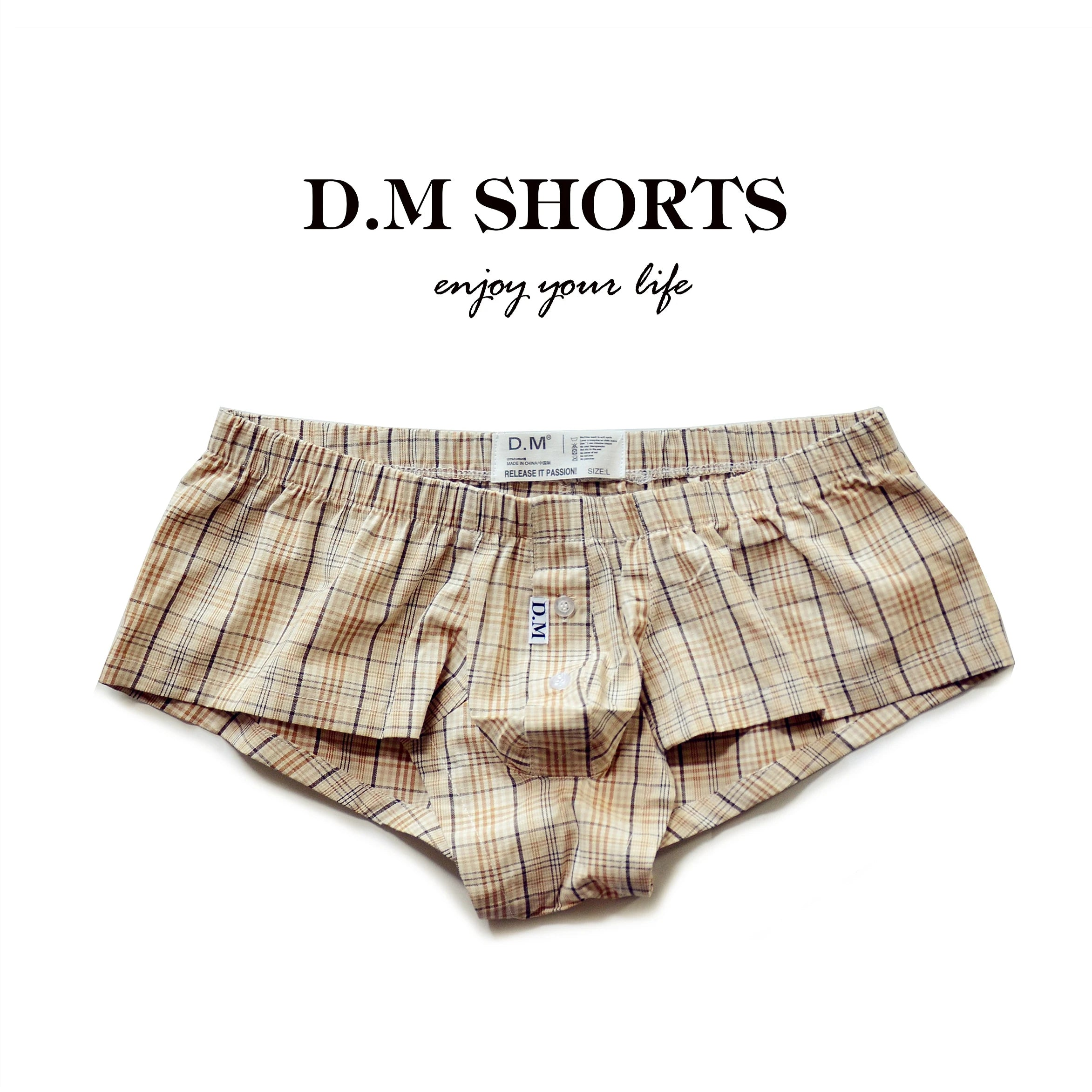DM BoiBoudoir Plaid Boxers - pridevoyageshop.com - gay men’s thongs, boxers, briefs and jockstraps