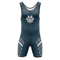 Dark Gray Paw Puppy Play Wrestling Singlet – Zipper Edition from Pridevoyageshop