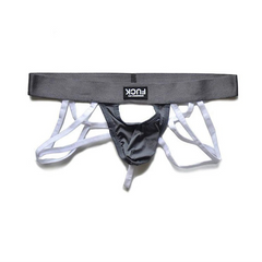 Dark gray DM Men’s Fuck Multi-Strap Jockstrap - pridevoyageshop.com - gay men’s thongs, boxers, briefs and jockstraps