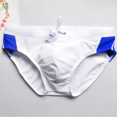 Details of Men’s Backdoor Varsity Swim Briefs - pridevoyageshop.com - gay men’s sexy swim briefs, trunks, board shorts, and bikinis