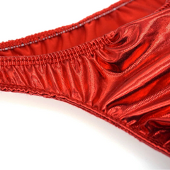 Details of Men’s Liquid Metal Bulge Lifter Thong - pridevoyageshop.com - gay men’s thongs, boxers, briefs and jockstraps