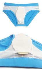 Details of Men’s Striped Stallion Low Rise Swim Briefs with pad - pridevoyageshop.com with pad - gay men’s sexy swim briefs, trunks, board shorts, and bikinis