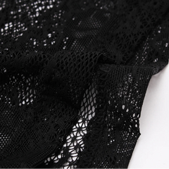 Details of black Men’s Kinked Up Lace Boxer Briefs - pridevoyageshop.com - gay men’s thongs, boxers, briefs and jockstraps