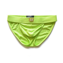 Fluorescent Green DM Men’s Ribbed Bulge-Lift Brief - pridevoyageshop.com - gay men’s thongs, boxers, briefs and jockstraps