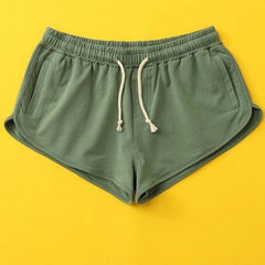 green AIMPACT Men's Retro Gym Shorts | Gay Shorts - Men's Activewear, gym short, sport shorts, running shorts- pridevoyageshop.com