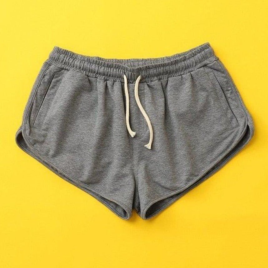 dark gray AIMPACT Men's Retro Gym Shorts | Gay Shorts - Men's Activewear, gym short, sport shorts, running shorts- pridevoyageshop.com