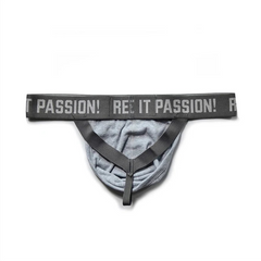 Gray DM Men’s Release It Passion Classic Thong - pridevoyageshop.com - gay men’s thongs, boxers, briefs and jockstraps