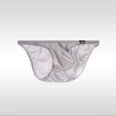Gray Men’s “Slippery Stud” Bulge Bikini Brief - pridevoyageshop.com - gay men’s thongs, boxers, briefs and jockstraps