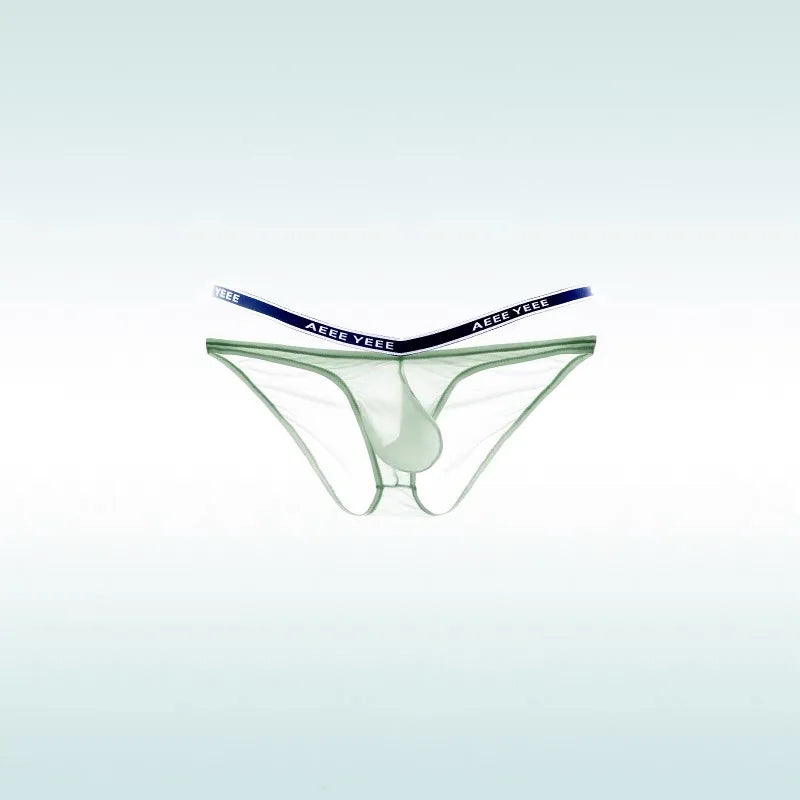 Green Men’s “Cocky Sheer” Pouch Brief - pridevoyageshop.com - gay men’s thongs, boxers, briefs and jockstraps