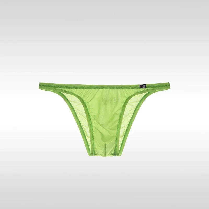 Green Men’s “Sheer Tease” Micro Bikini Brief - pridevoyageshop.com - gay men’s thongs, boxers, briefs and jockstraps