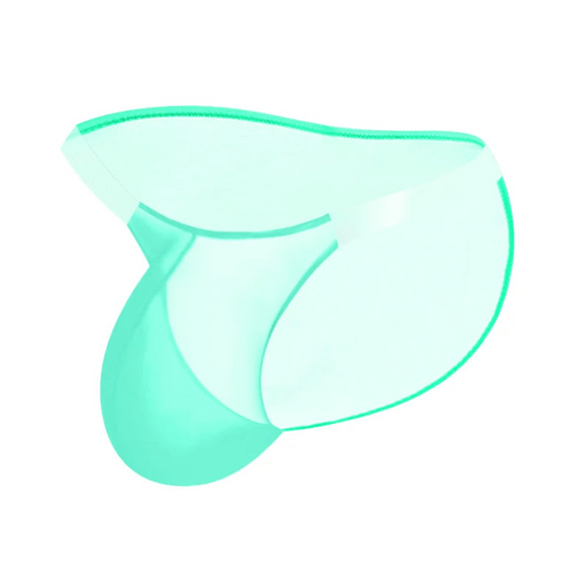 Green Men’s Ultra-Sheer One-Piece Brief - pridevoyageshop.com - gay men’s thongs, boxers, briefs and jockstraps