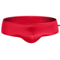 red Gay Swimwear | Men's Bold Solid Swim Briefs- pridevoyageshop.com - gay men’s underwear and swimwear