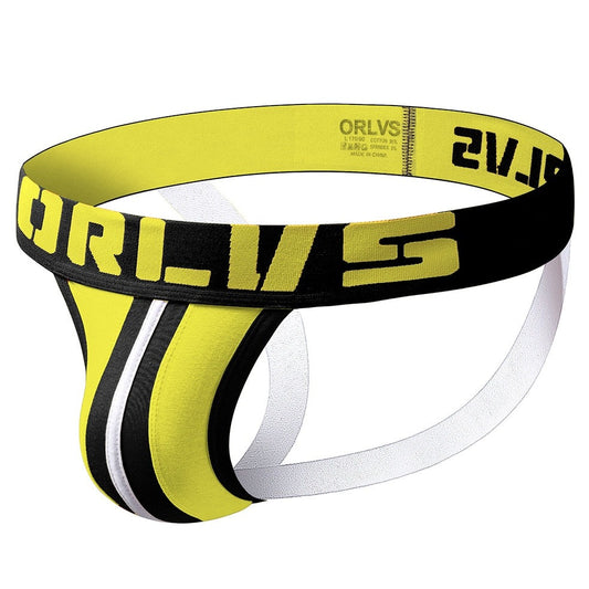 yellow Gay Jockstrap: Designer Jock Strap & Daddy's Jockstrap- pridevoyageshop.com - gay men’s underwear and swimwear
