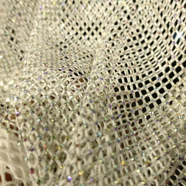 details of Gay Club Outfits | Men's Glitter Mesh Tank Top: Fishnet Shirt