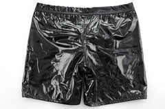 details of black Kinky Removable Open Pouch Boxers | Gay Underwear- pridevoyageshop.com - gay men’s underwear and swimwear