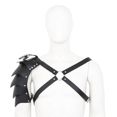 Gothic Winged Gladiator Harness | Gay Harness- pridevoyageshop.com - gay men’s harness, lingerie and fetish wear