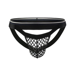 black Gay Jockstraps: Mens Fishnet Underwear & Fishnet Jockstrap