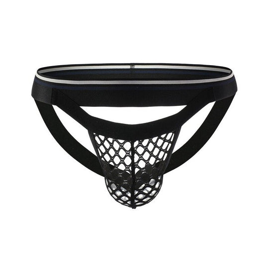 black Gay Jockstraps: Mens Fishnet Underwear & Fishnet Jockstrap
