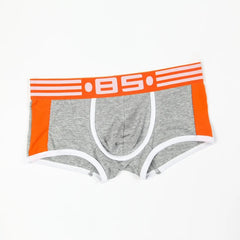 gray Man's 85 Collection Side Stripe Boxer Briefs - pridevoyageshop.com - gay men’s underwear and swimwear