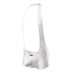 white Gay Singlet | Men's Kinky Backless Bulge Pouch Singlets - Men's Singlets, Bodysuits, Rompers & Jumpsuits - pridevoyageshop.com