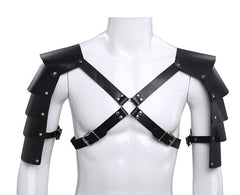 Gothic Winged Gladiator Harness | Gay Harness- pridevoyageshop.com - gay men’s harness, lingerie and fetish wear