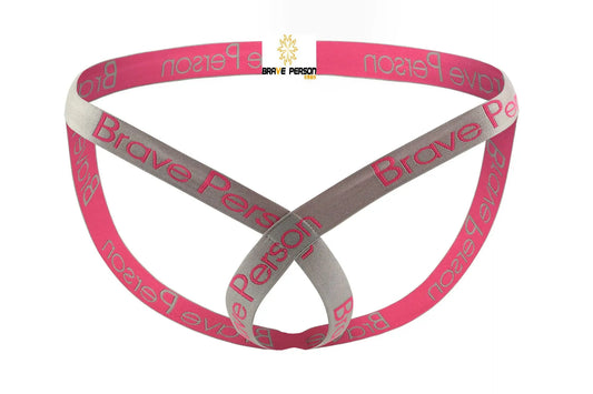 pink BRAVE PERSON Men's Bare Jockstrap - pridevoyageshop.com - gay men’s underwear and swimwear