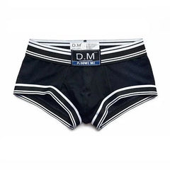 black DM Men's Mesh Boxer Briefs - pridevoyageshop.com - gay men’s underwear and swimwear