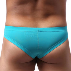sexy gay man in sky blue Men's Bold Skinny Buns Out Briefs 6-Pack - pridevoyageshop.com - gay men’s underwear and swimwear