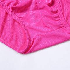 details of pink Gay Swimwear | Men's Bold Bowtie Swim Briefs- pridevoyageshop.com - gay men’s underwear and swimwear