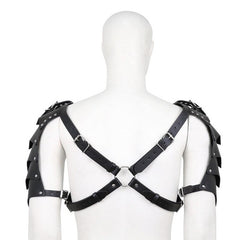 Gothic Winged Gladiator Harness | Gay Harness- pridevoyageshop.com - gay men’s harness, lingerie and fetish wear