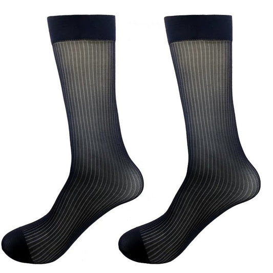 black Sheer OTC Socks: Best Men's Sheer Dress Socks for the Sexy Gay Man- pridevoyageshop.com - gay men’s harness, lingerie and fetish wear