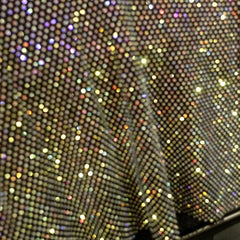 details of Gay Club Outfits | Men's Glitter Mesh Tank Top: Fishnet Shirt