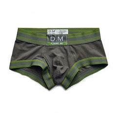 drak gray DM Men's Mesh Boxer Briefs - pridevoyageshop.com - gay men’s underwear and swimwear