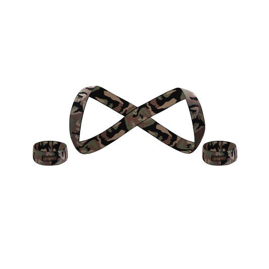 green Men's Camo Elastic Harness | Gay Harness- pridevoyageshop.com - gay men’s harness, lingerie and fetish wear