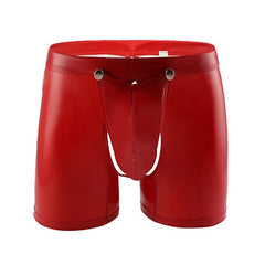 red Kinky Removable Open Pouch Boxers | Gay Underwear- pridevoyageshop.com - gay men’s underwear and swimwear