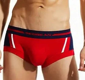 a sex gay man in red SEOBEAN Men's Basic Boxer Briefs - pridevoyageshop.com - gay men’s underwear and swimwear