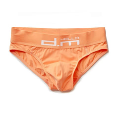 coral red DM Gay Men's Hello Briefs - pridevoyageshop.com - gay men’s underwear and swimwear